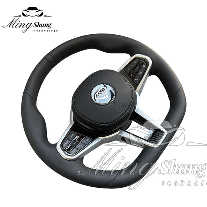 The red-label leather sport steering wheel is suitable for BMW F02 X2 X3 X4 X5 X6 M2 M3 M4 M5 M6 F10 F30 F21 F22 F46 F30 F03 F13 G01 G02 G05 G06 G07 G08 G11 G12 G14 G15 G16 G17 G20 G29 G30 G31 G32 G80 G82 F92 X3