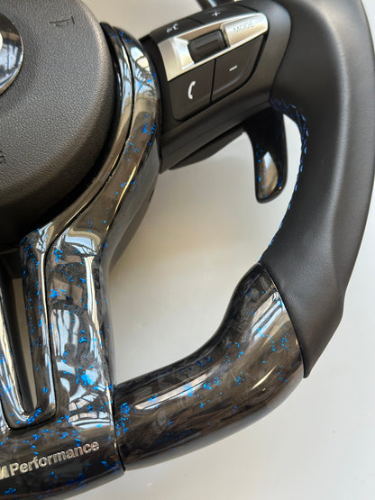 The red foil carbon fiber AUTO steering wheel is suitable for BMW E90 E91 E92 E93 E70 E71 E72 E53 F10 F30 F21 F22 F46 F30 F35 M3